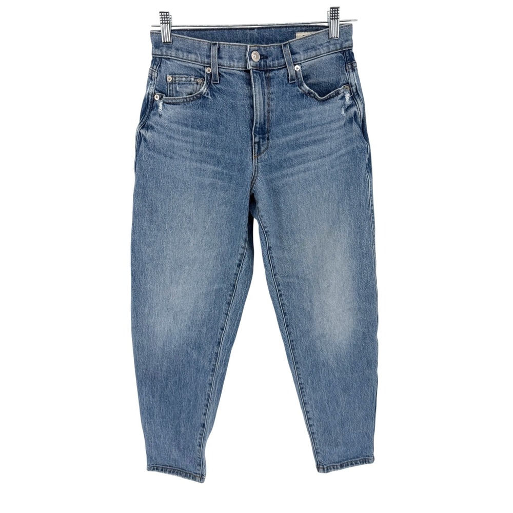 AYR The Couch Slouch Jeans 24S Medium Wash High Rise Relaxed Tapered 90s Denim